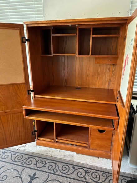 Photo of free solid wood computer hutch (Jacksonville) #4