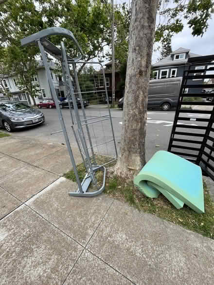 Photo of free 3 inch foam full size topper futon (Berkeley, near grove park) #1