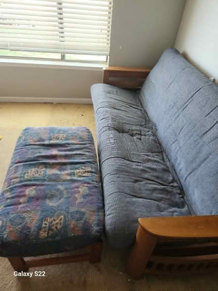 Photo of free Futon with Leg Rest (Suisun City) #1