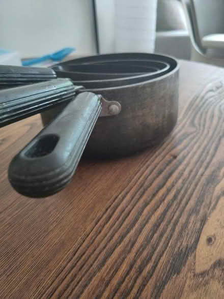 Photo of free 3x Circulon non-stick saucepans (St Anne Well Gardens Hove BN3) #4