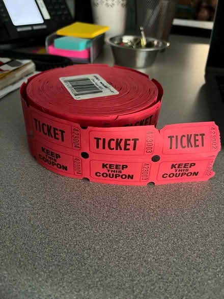 Photo of Raffle tickets (Glenview) #1