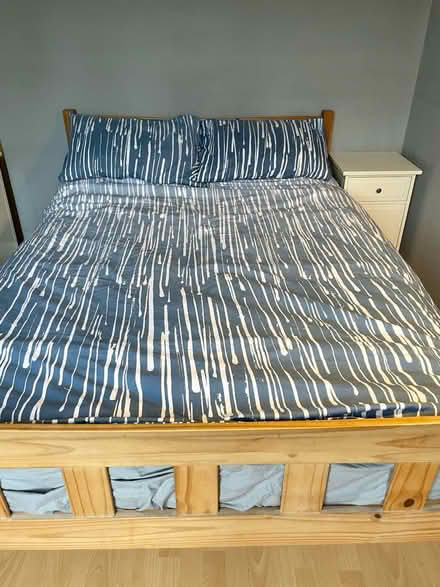 Photo of free Double bed, wooden (Loughborough) #1