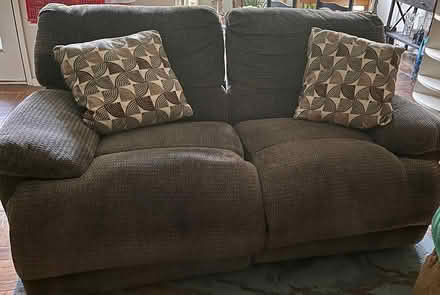 Photo of free Recliner loveseat ,dresser (Cresswood NW) #1