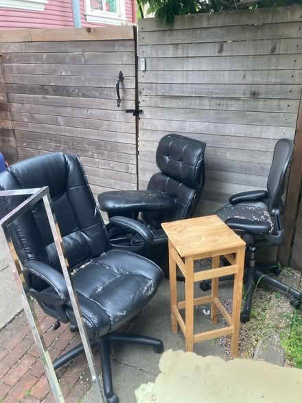 Photo of free Chairs Leather Rocker Lounge Office (Fairview) #1
