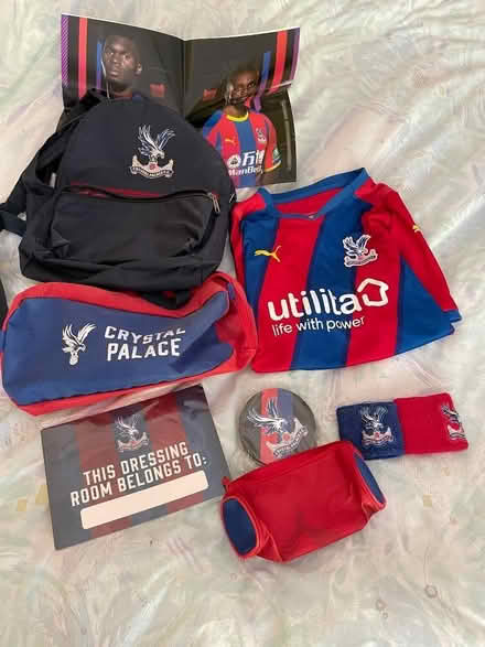 Photo of free Bundle of Crystal Palace things, backpack, shirt, etc (Purley CR8) #1