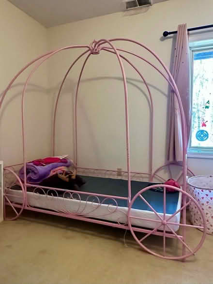 Photo of free Pink canopy bed (McLean, VA) #2