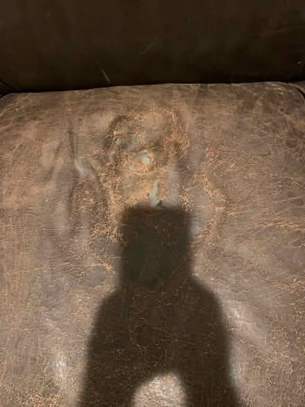 Photo of free Pottery Barn leather sofa (Buckhead/Lindbergh) #3