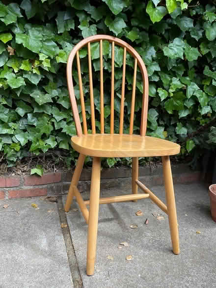 Photo of free Wooden chair (Piedmont Ave/Pleasant Ave) #1