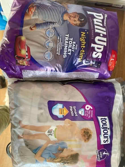 Photo of free 2 packs of XL pull up nappies (Weston) #1