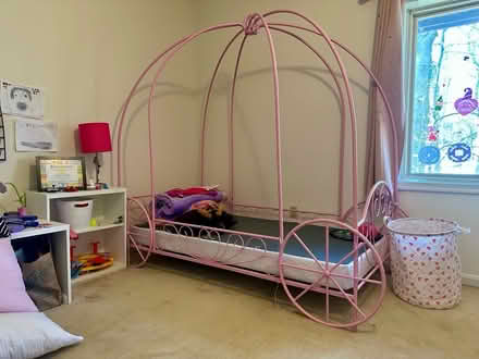 Photo of free Pink canopy bed (McLean, VA) #3