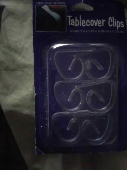 Photo of free Package new 6 table cover clips (Burbank (near IKEA)) #1