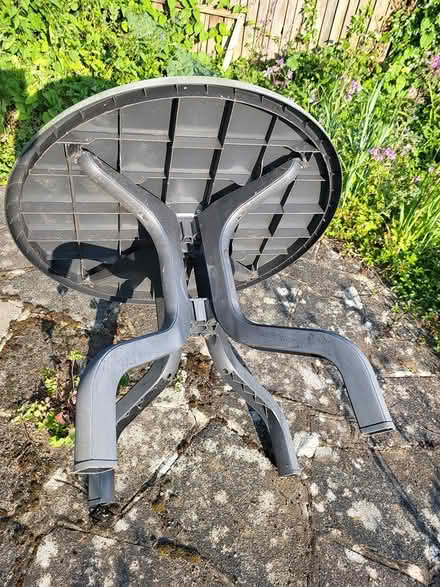 Photo of free Resin patio table (Hove, BN3) #3
