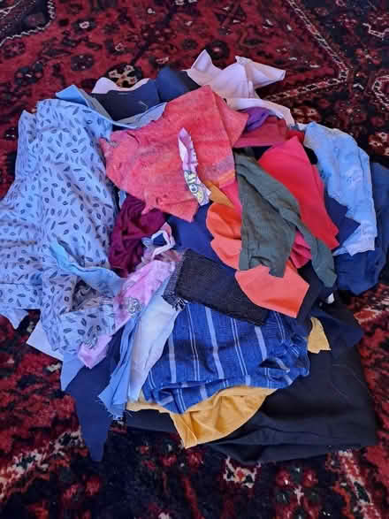 Photo of free Bundle of assorted fabric scraps (South Gosforth NE3) #1