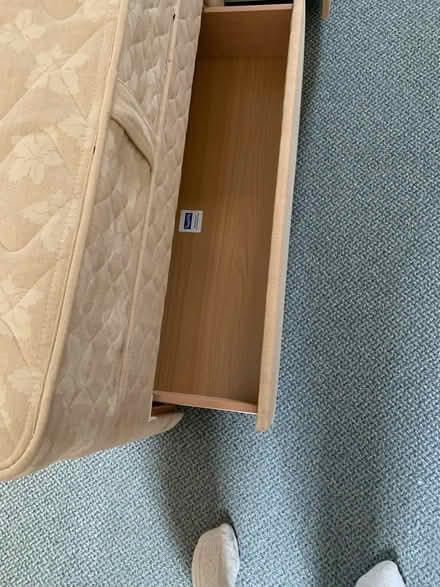 Photo of free single divan/bedding/drawers (Chesterton Cambridge) #4