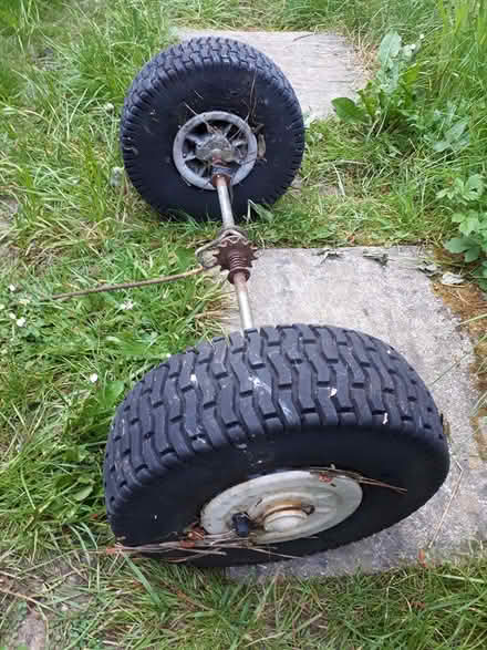 Photo of free Wheels on axle. Horsham (Horsham.) #1