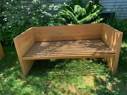 Photo of free Solid Pine Love Seat & 2 chairs (540 NE 84th St - Maple Leaf) #2