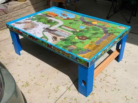 Photo of free Wooden Railway Play Table (48103 near Dicken school) #1