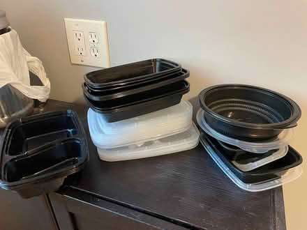 Photo of free Plastic Food containers (12th & Otis Streets NE) #1