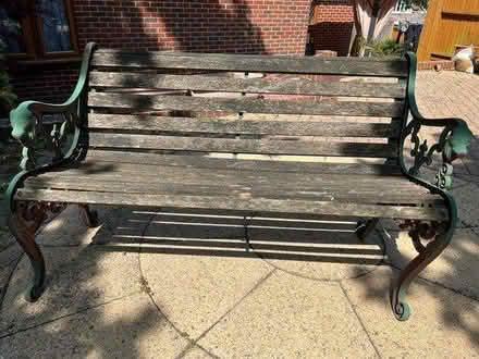 Photo of free Old Garden Bench (Fareham PO15) #1