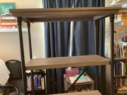Photo of free 65" Conway Cast Iron Bookshelf (Ypsilanti,byEllsworth&Mich Ave) #1