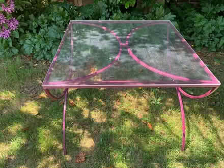 Photo of free Plexi-glass Square Table (540 NE 84th St - Maple Leaf) #1