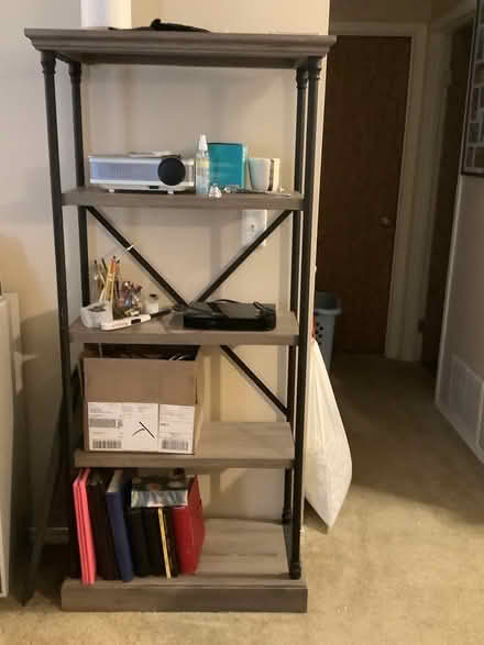 Photo of free 65" Conway Cast Iron Bookshelf (Ypsilanti,byEllsworth&Mich Ave) #4