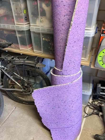 Photo of free 12mm underlay - roll. Unused (Melbourn) #1