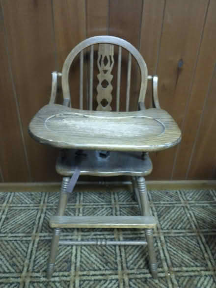 Photo of free Wooden Highchair (Oregon) #2