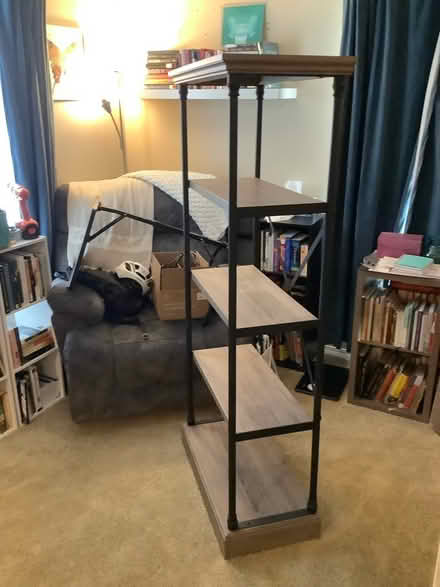 Photo of free 65" Conway Cast Iron Bookshelf (Ypsilanti,byEllsworth&Mich Ave) #3