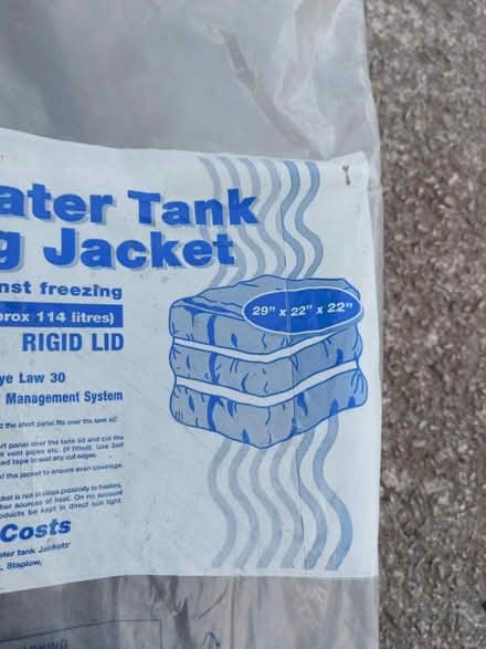 Photo of free Water tank lagging jacket (Radcliffe M26) #1