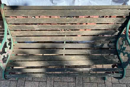 Photo of free Old Garden Bench (Fareham PO15) #3