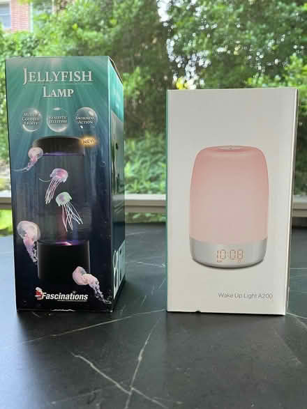 Photo of free Jellyfish lamp, wake-up lamp/clock (Midtown/Buckhead) #1
