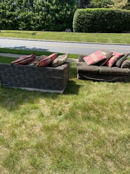 Photo of free Slip coveredvcouch (Chester NJ) #1