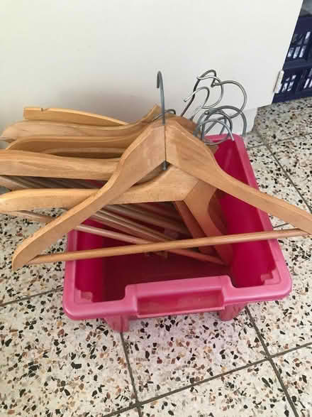 Photo of free Wooden coathangers (Knighton LD7) #1