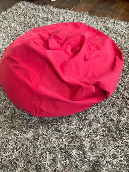 Photo of free Red small beanbag (W3, Acton) #1