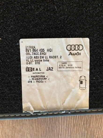 Photo of free Audi Car Mats (Higley and Williams Field) #4