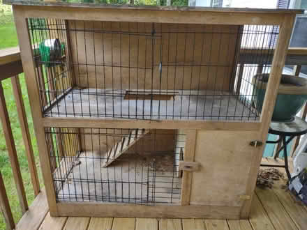 Photo of free Rabbit hutch (custom made) (Talmo) #1
