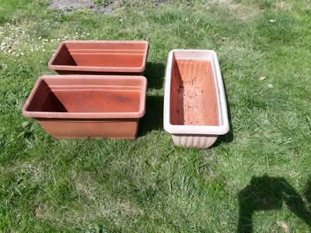 Photo of free 3 x plastic planters (Shoreham by sea) #3
