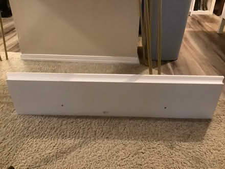 Photo of free Long floating shelf, white (Ypsilanti,byEllsworth&Mich Ave) #2