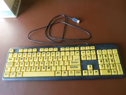 Photo of free High Visibility Computer Keyboard (Fairfield Park) #1