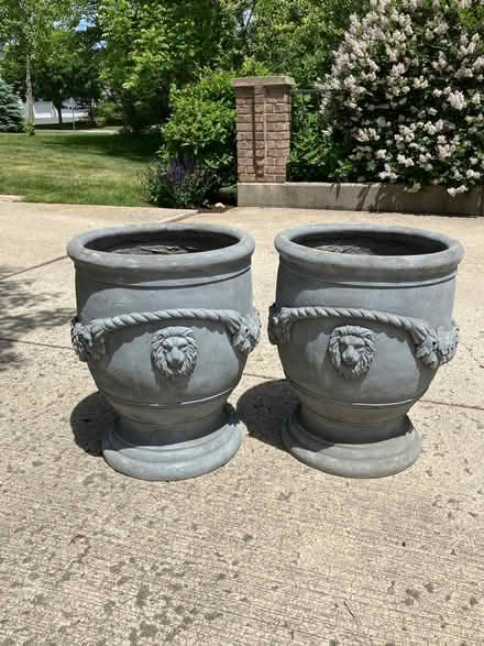 Photo of free Decorative Large Planters (Carpentersville, west of river) #1