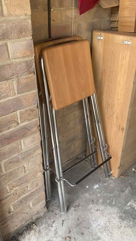 Photo of free Kitchen / bar stools - two (Whittlesford, CB22) #2