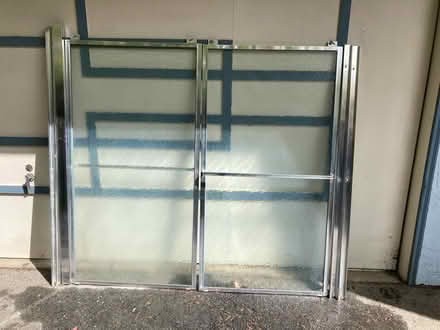 Photo of free Sliding tempered glass shower doors (Eagle Hill) #1