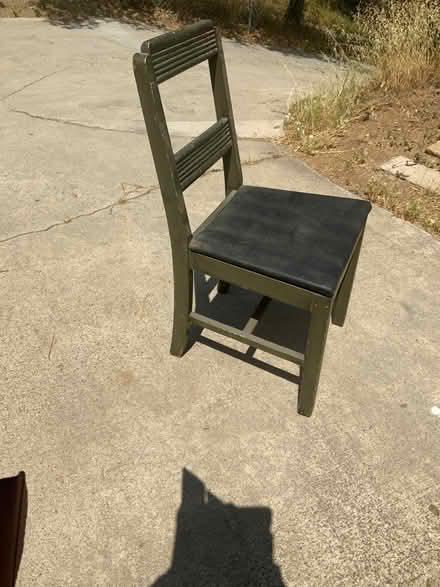Photo of free Wood chair (Just off bear valley Escondido) #2