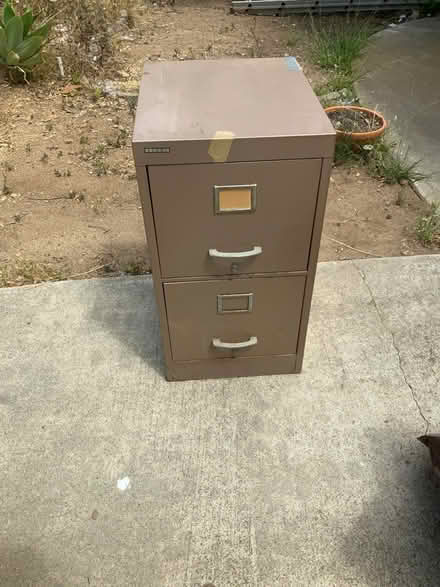 Photo of free Metal file cabinet (Just off bear valley Escondido) #1