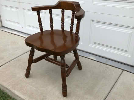 Photo of free 6 Wooden captain chairs (Oak Lawn) #3