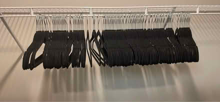 Photo of free Black velvet hangers (Atlanta) #2