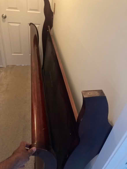 Photo of free King bed headboard and footboard (Libertyville) #2