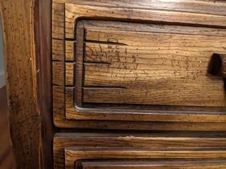 Photo of free Small rustic dresser (Blocks from Caldwell Center) #1