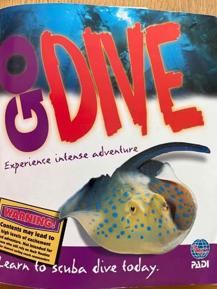 Photo of free Padi Open Water Dive Manual (Kenton near Exeter) #1